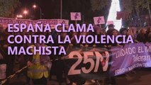 España clama contra la violencia machista