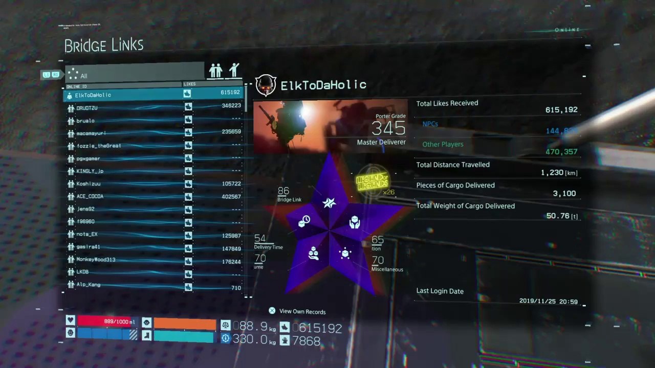 DEATH STRANDING - LowSkill Extended Gameplay (EndGame)