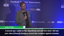 Klopp and Guardiola joke about swapping trophies