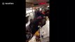 'Most heartwarming thing I’ve ever seen': Thanksgiving feast on NYC subway