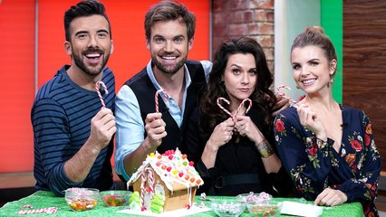 Hilarie Burton Morgan & Tyler Hilton Talk Reuniting on the Screen & Build Gingerbread Houses!