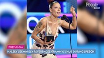 Halsey Seemingly References Grammys Snub During American Music Awards Acceptance Speech