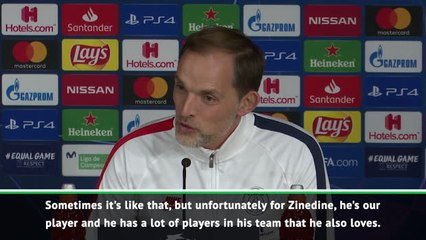 Unfortunately for Zidane Mbappe is PSG's player - Tuchel