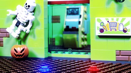 Lego Costume Shop - Halloween Prank Stop Motion