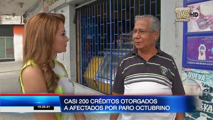 Fueron entregados cerca de 200 créditos a afectados por paro octubrino
