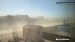 Dust storm sweeps through town