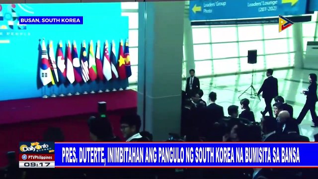 Pres. #Duterte, inimbitahan ang pangulo ng South Korea na bumisita sa bansa