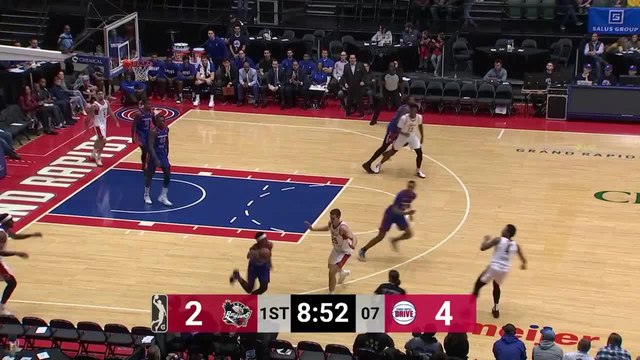 Donta Hall Posts 12 points & 12 rebounds vs. Erie BayHawks