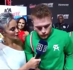 Canelo alvares Entrevista