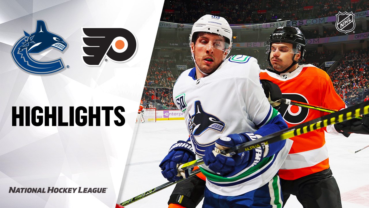 NHL Highlights | Canucks @ Flyers 11/25/19