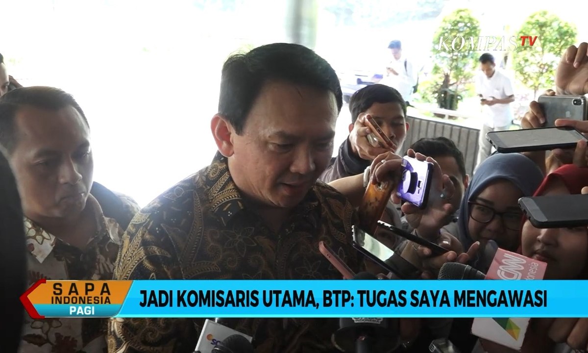 Jadi Komisaris Utama, Ahok: Tugas Saya Mengawasi