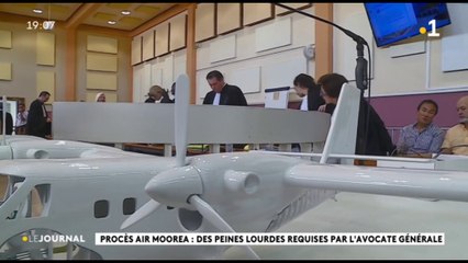 Procès d’Air Moorea, jusqu’à 3 ans de prison ferme requis