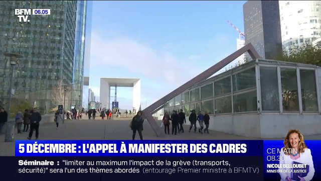 Les cadres appellent aussi à manifester le 5 décembre prochain