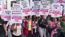 Manifestaciones en América Latina contra la violencia machista