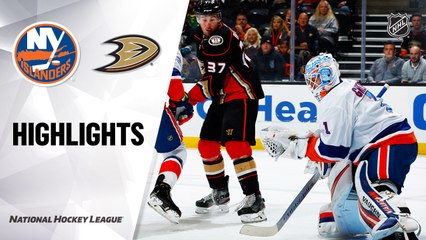 NHL Highlights | Islanders @ Ducks 11/25/19