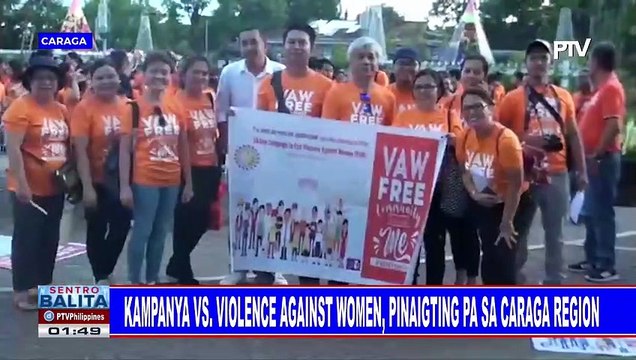 Kampanya vs. violence against women, pinaigting sa Caraga region