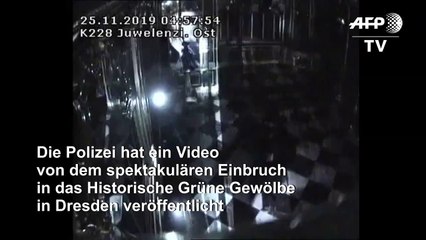 Video zeigt Einbruch in das Grüne Gewölbe