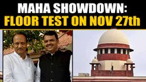 Maharashtra showdown: Supreme Court orders floor test on November 27th | OneIndia News