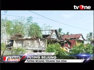 Puting Beliung Terjang 2 Desa di Soppeng