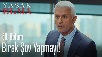 Halit kontrolü kaybediyor - Yasak Elma 58. Bölüm