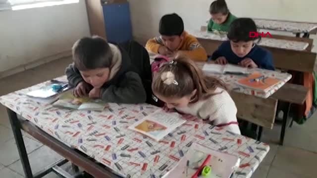 Muş köyde, birleştirilmiş sınıfta ilkokul eğitimi-2