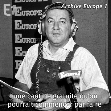 Je lance l'idée, comme ça... : le jour où Coluche a lancé les Restos du coeur