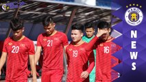 Quang Hải, Văn Hậu, Hùng Dũng tập chăm chỉ dưới nắng, sẵn sàng thi đấu trước ĐT U22 Lào | HANOI FC