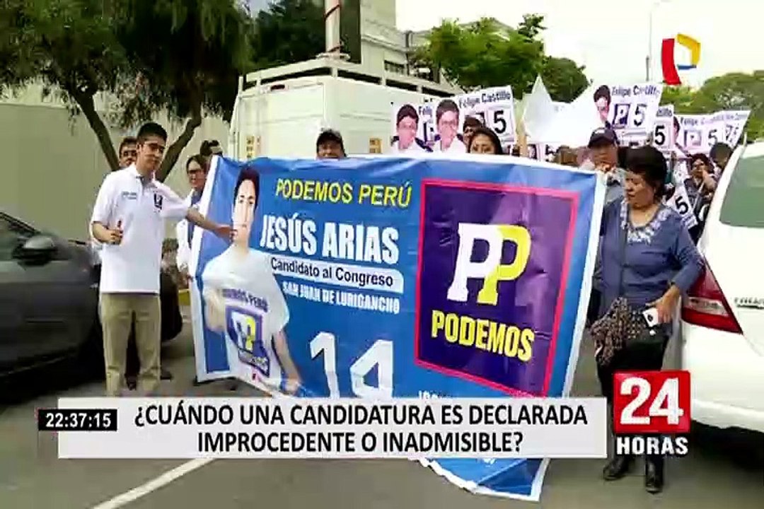 Elecciones congresales 2020: ¿Cuándo una candidatura es declarada improcedente o inadmisible?