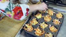 How to Make Savory Potato 'Nests' with Honey Glazed Ham