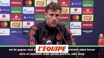 Goretzka «Assurer la première place du groupe» - Foot - C1 - Bayern