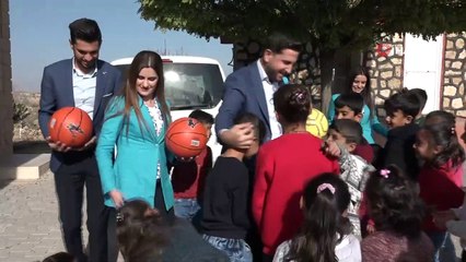 Mardin Büyükşehir Belediyesi’nden okullara top desteği