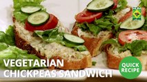 Vegetarian Chickpeas Sandwich | Quick Recipe | Masala TV