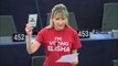 Sinn Féin MEP Martina Anderson takes Derry election campaign to Strasbourg by sporting 'I'm voting Elisha - better for Derry' T-shirt in European Parliament