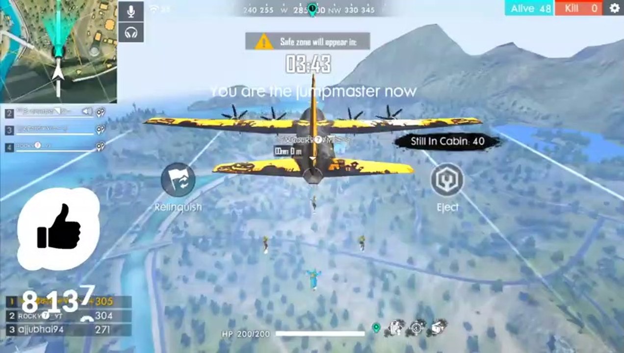 Total 21 Kills in Squad Match Gameplay - Garena Free Fire.