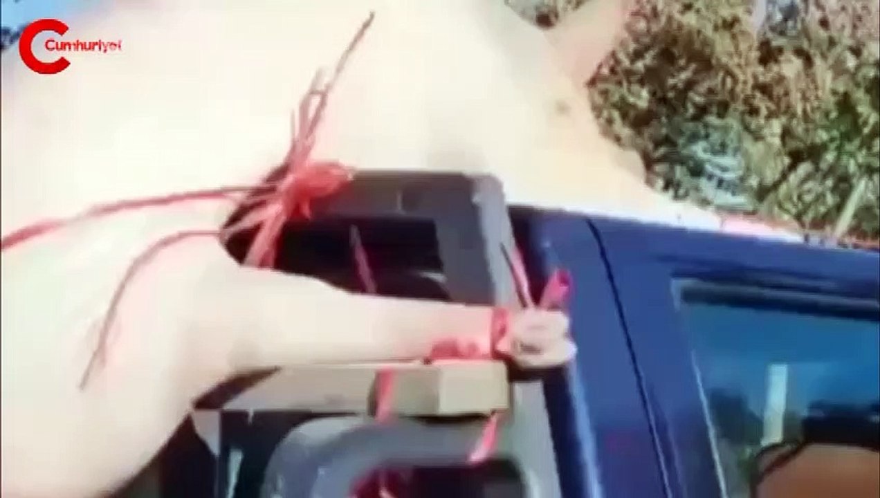 Trafikte ilginç görüntü: Görenler hayrete düştü!