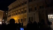 No alla violenza sulle donne, Montecitorio si illumina di arancione (25.11.19)