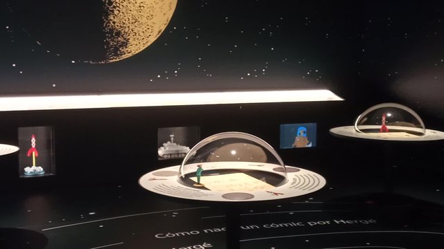 El CaixaForum de Zaragoza acoge la exposición 'Tintín y la Luna'