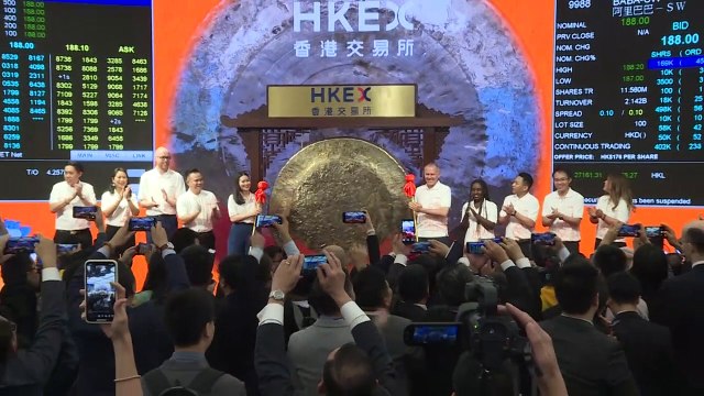 ارتفاع اسعار أسهم علي بابا في اليوم الأول من إدراجها في بورصة هونغ كونغ