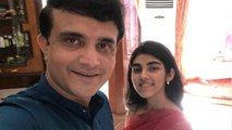 Sourav Ganguly gets trolled by daughter Sana | கங்குலி-மகள்  வேடிக்கையான உரையாடல்