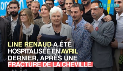 Line Renaud : première apparition publique depuis son accident