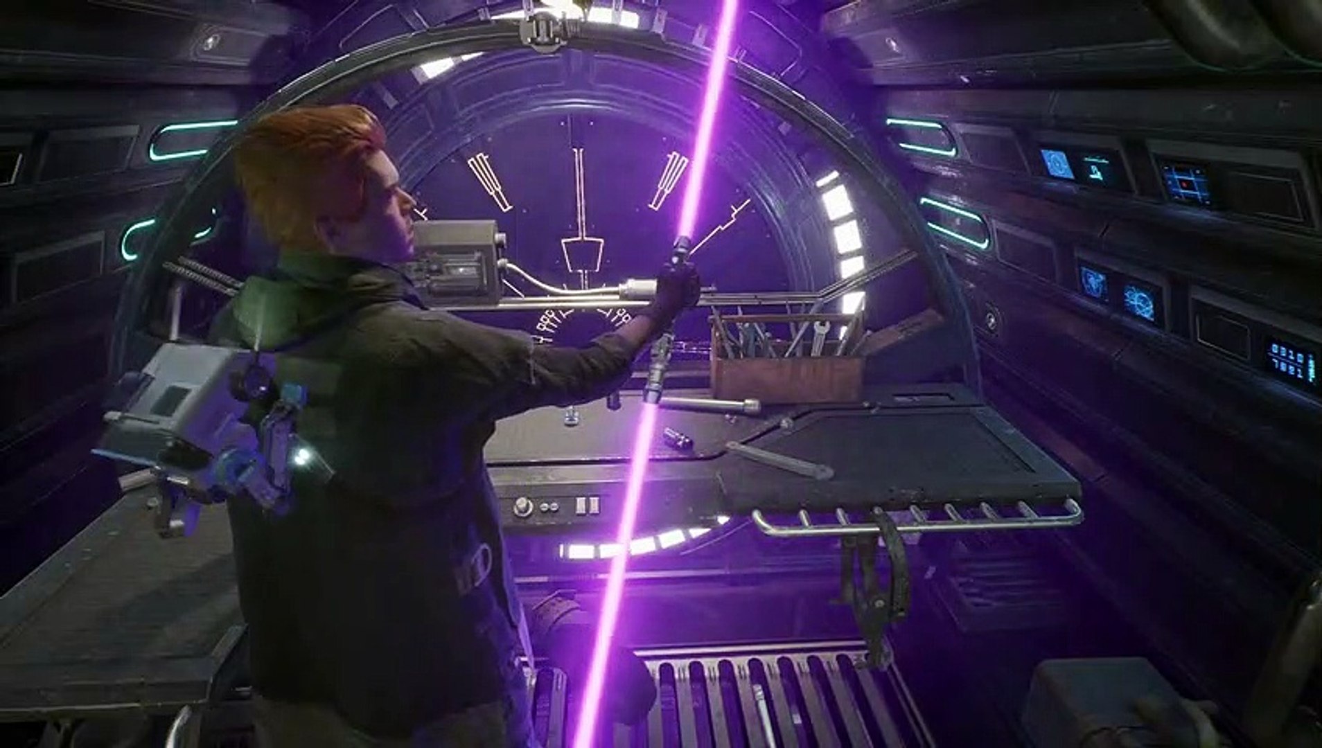 Image result for jedi fallen order purple lightsaber