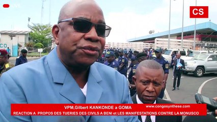 GILBERT KANKONDE AU NORD KIVU: LA MONUSCO NE FAIT PAS PARTIE DU PROBLÈME