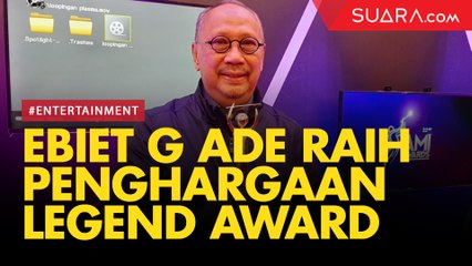 Raih Penghargaan Legend Award, Ebiet: Saya Merasa Lega