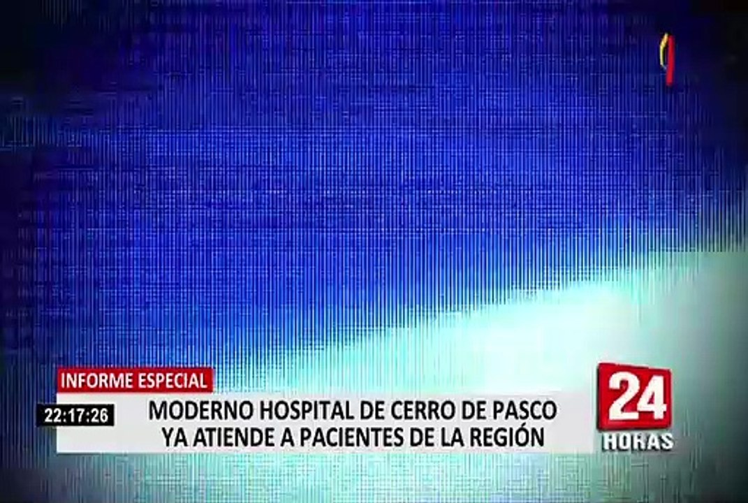 Moderno hospital Daniel A. Carrión de Pasco ya...