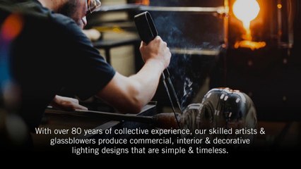 Custom Hand-Blown Glass Lighting Store & Design Studio