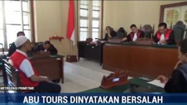 Terbukti Bersalah, Abu Tours Dijatuhi Denda Rp1 Miliar