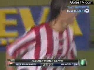 Estudiantes 2-1 Banfield (2-0 Piatti)