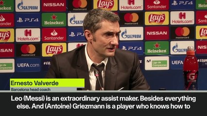 'Messi is extraordinary assist maker' Valverde after 3-1 win over Borussia Dortmund in UCL