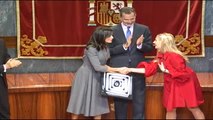 La reina Letizia recibe un premio