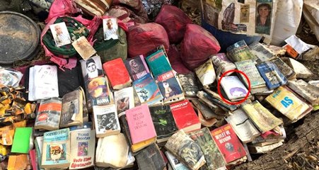 Siirt'te düzenlenen operasyonda teröristlerin kitapları ele geçirildi